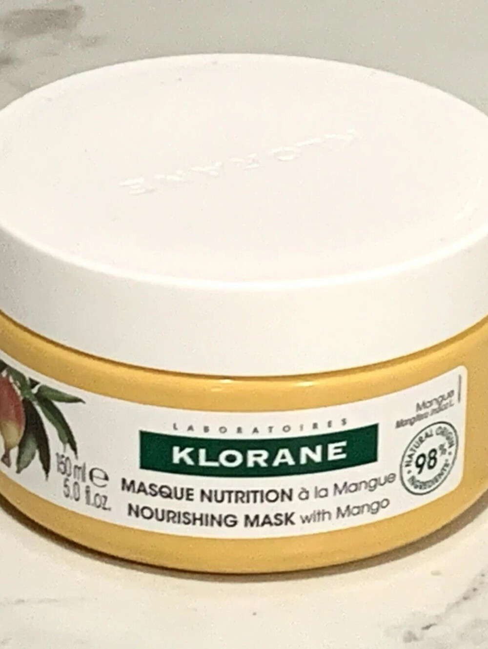 KLORANE NOURISHING MASK WITH MANGO 5 OZ - UNSEALED